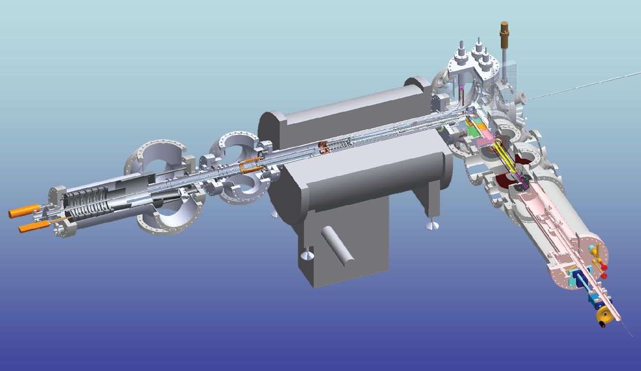 schematic view of the experimental setup